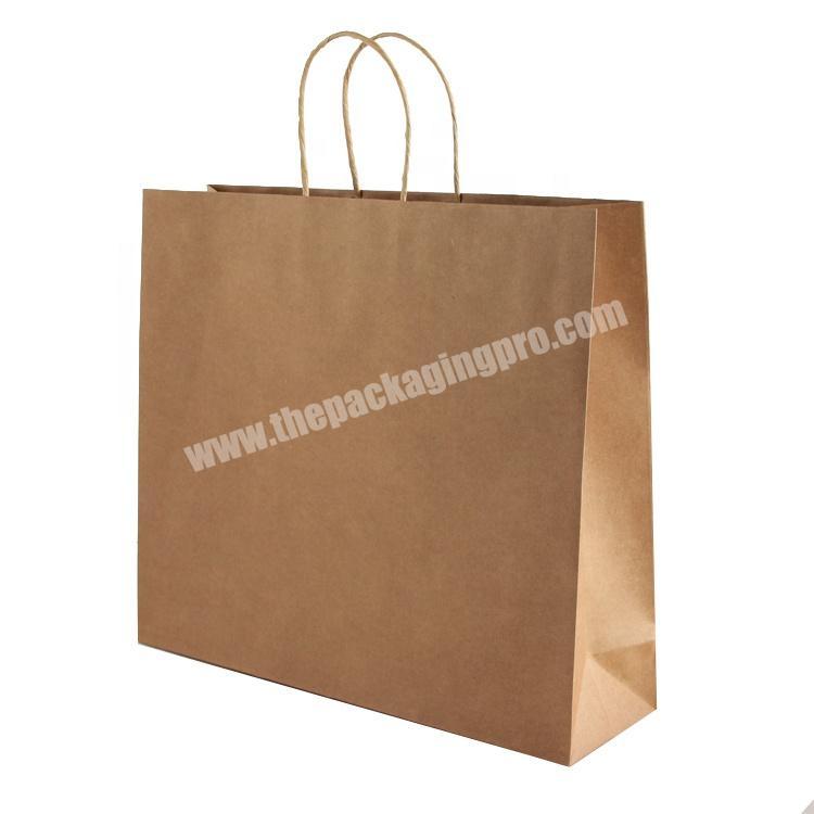 Wholesale Machines Making Kraft  Food Paper Packing Bag With Handle
