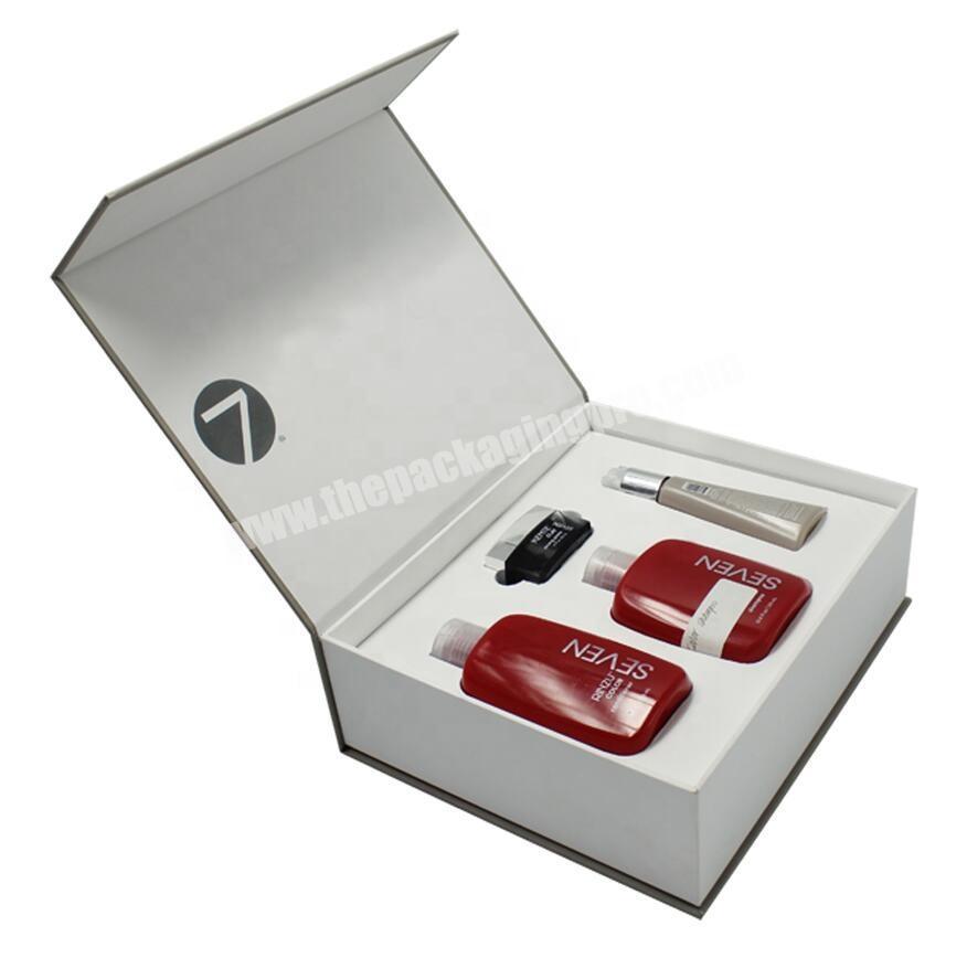 Wholesale Makeup Box Cosmetic Deluxe Exquisite Magnetic Closure Box With Insert Tray For Cosmetics Package Set