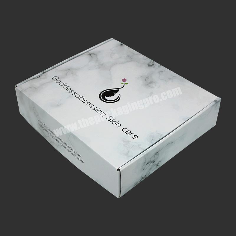 Wholesale Marble Pattern Gift Packaging Box Ladies Clothing Box