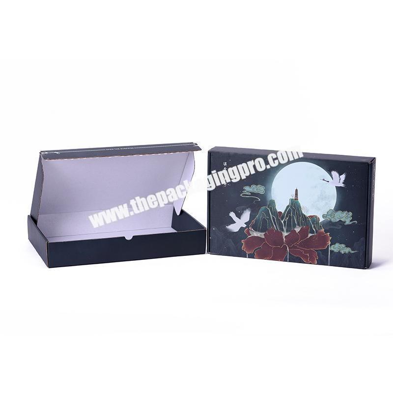 Hot Selling Cheap Folding Corrugated Clothing packing Mailer postal Shipping Box Packaging Paper Boxes with logo