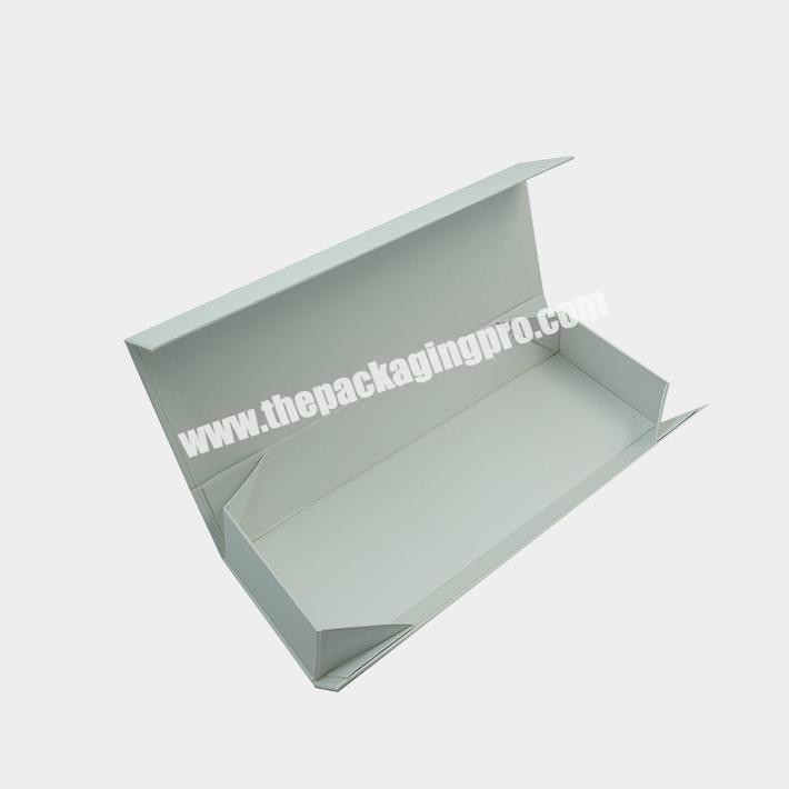 Wholesale custom logo printing folding foldable cardboard magnetic gift packaging carton