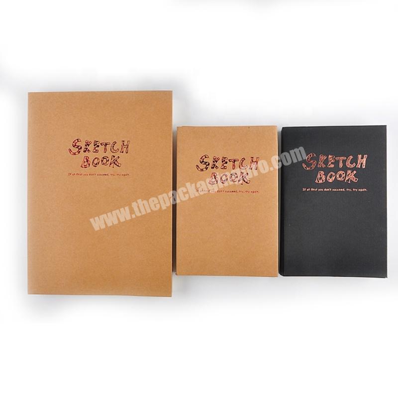 Wholesale full color printing customized sketch book hardcover wholesaler
