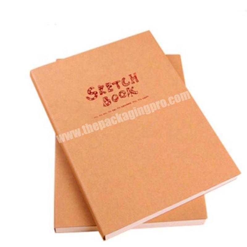 Wholesale Full Color Printing Customized Sketch Book Hardcover