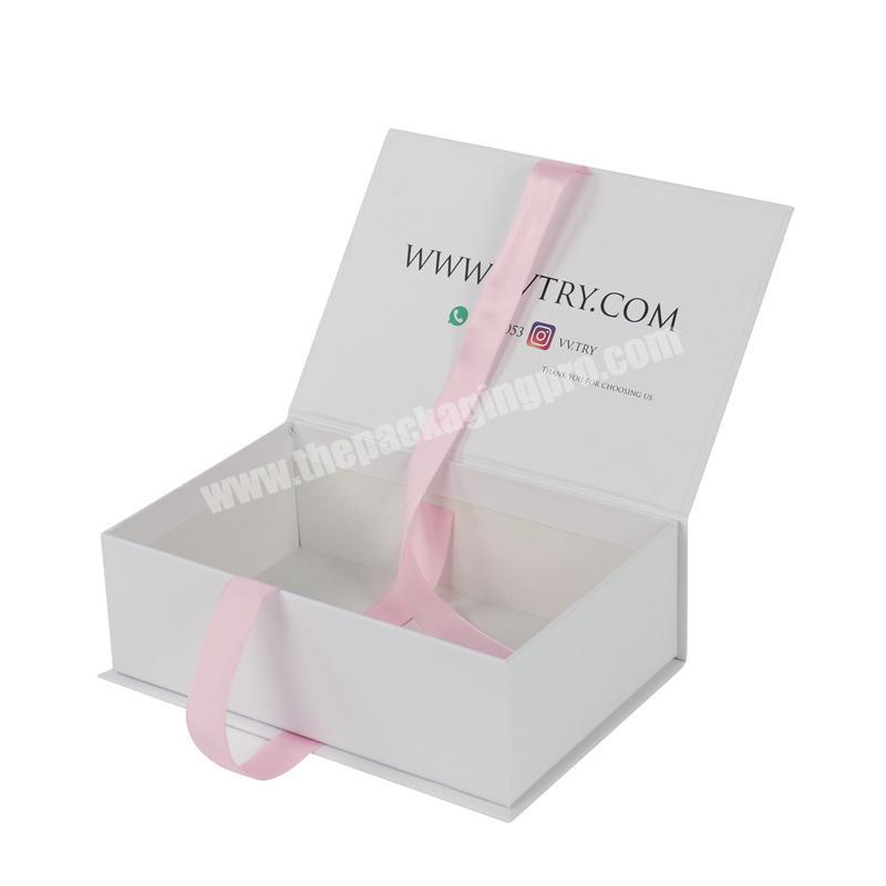 Wholesale luxury custom logo printing book shaped rigid magnetic closure matt black gift box packaging paper boxes with flat lip