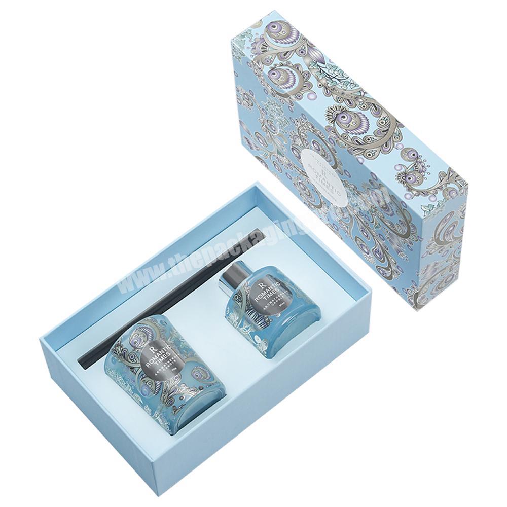 Wholesale luxury rigid magnetic custom logo printed black white paper cardboard wax gift packaging candle box
