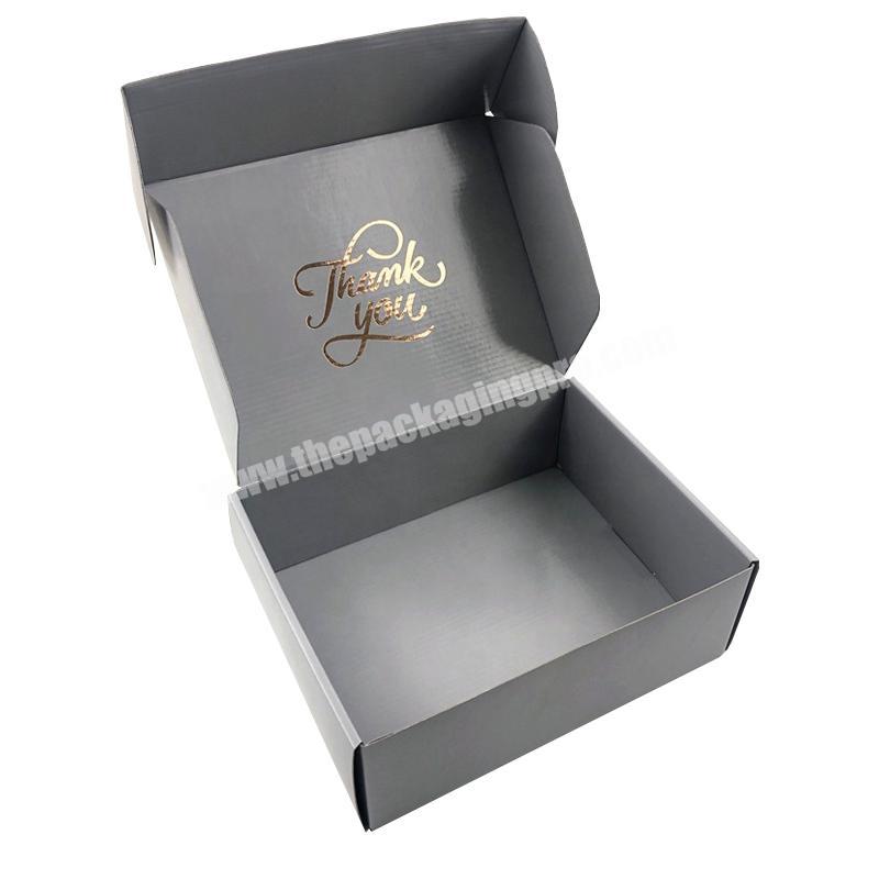 Recycled Corrugated Paper Board Printing Packaging Mailer Box For Shipping Brand Goods