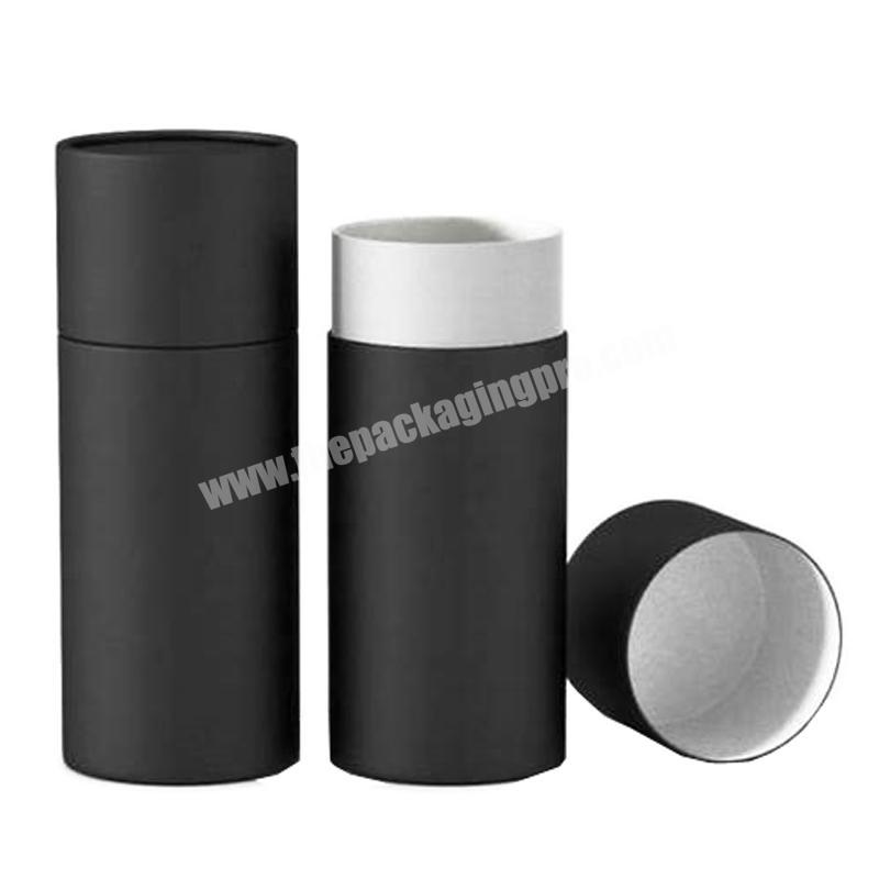 ZL Custom Different Color Sizes Cylinder Packaging Bottle Makeup Brush Clothing Candle Plain Paper Gift Tube Box wholesale