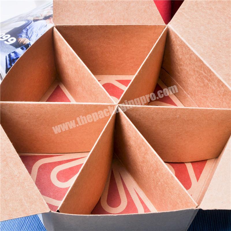 ZL Hexagon Candle Soap Tea Bag Gift Box Cookie Mooncake Bakery Food Packaging Kraft Paper Box
