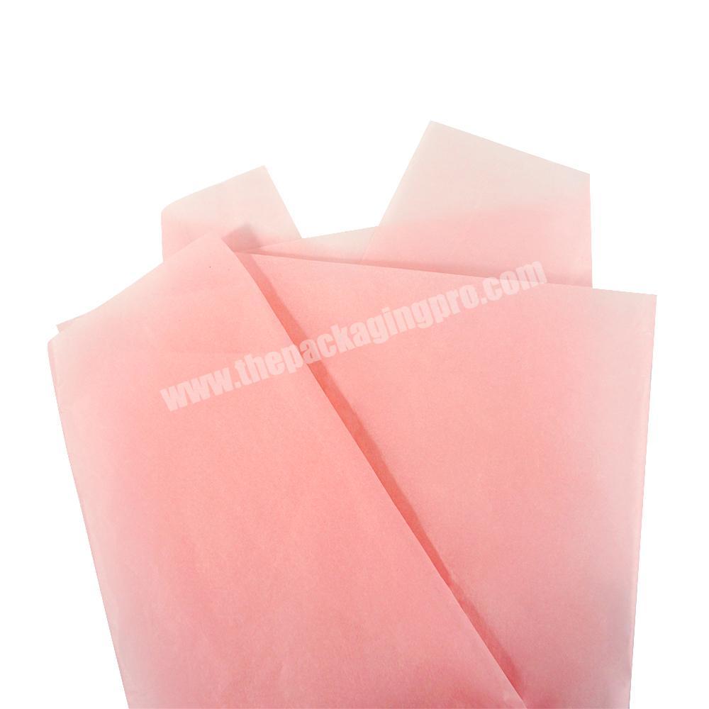 ZL Wholesale Custom Brand Logo Printing Pink Or Blue 17gsm Gift Wrapping Tissue Paper Sheets For Shoes Garment Clothes Packaging