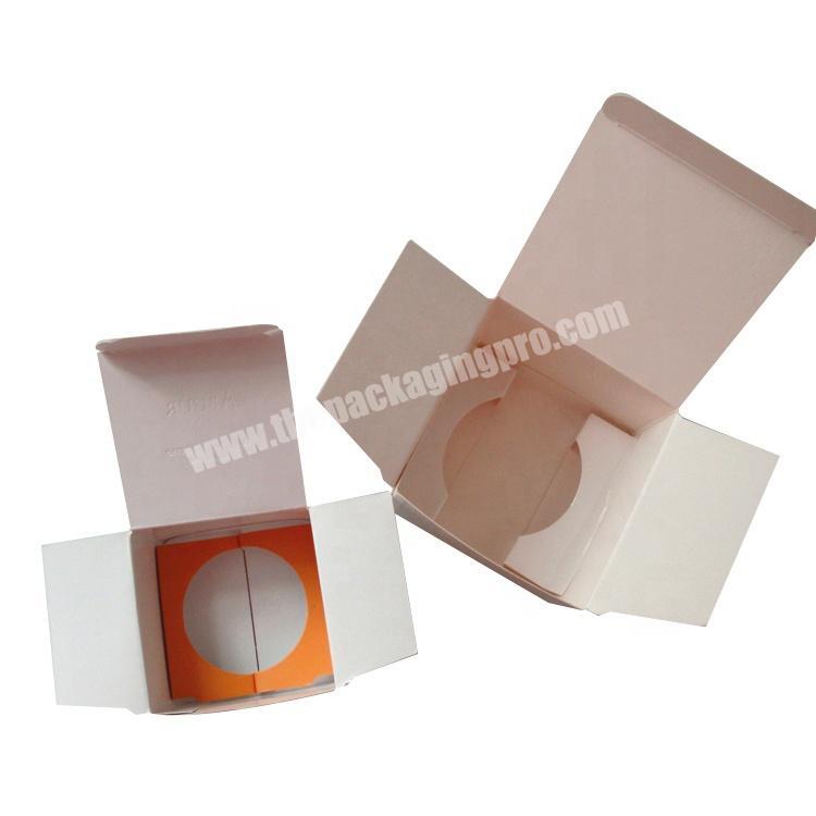 cheap foldable cosmetic face eye cream jar bottle paper packaging box