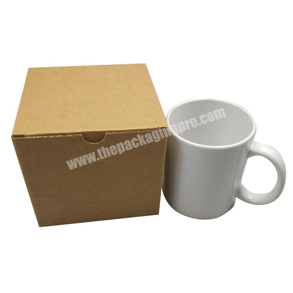 custom 11oz 15oz ceramic coffee mug cardboard paper packaging shipping  foam mailer cup shipping gift box