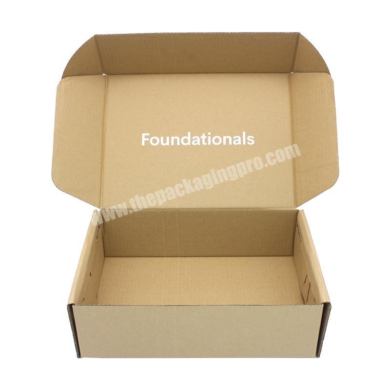 custom biodegradable packaging clothing box mailer boxes with logo