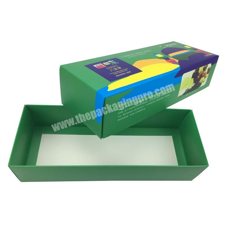 custom folding separate lid and bottom collapsible towel socks packaging paper box