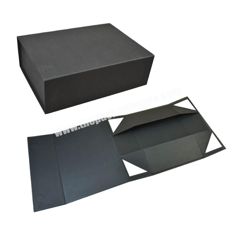 custom logo color printed  High-end cardboard paper magnetic box packaging gift  foldable  box