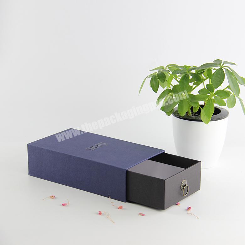 custom logo print cardboard packaging matchbox style gift box