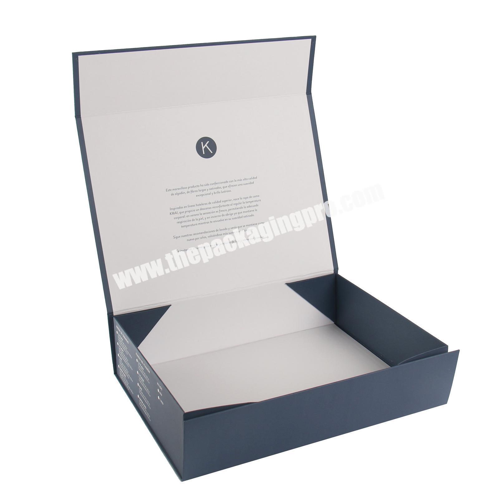 custom logo size color printed hard rigid cardboard paper box packaging gift box foldable paper box