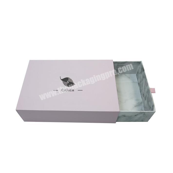 custom luxury  drawer box perfume jewelry cosmetic hair dryer packaging paper gift boxes