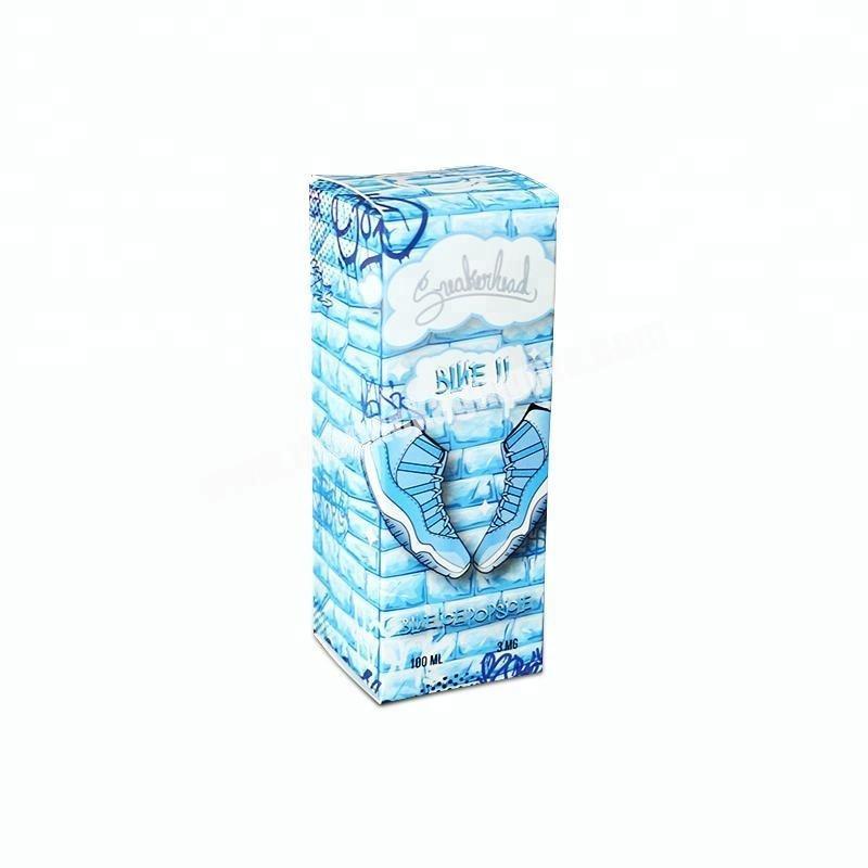 custom made different size 60ml dropper bottle packaging paper box