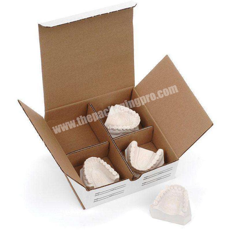 custom paper cardboard dental packaging box inserts dividers