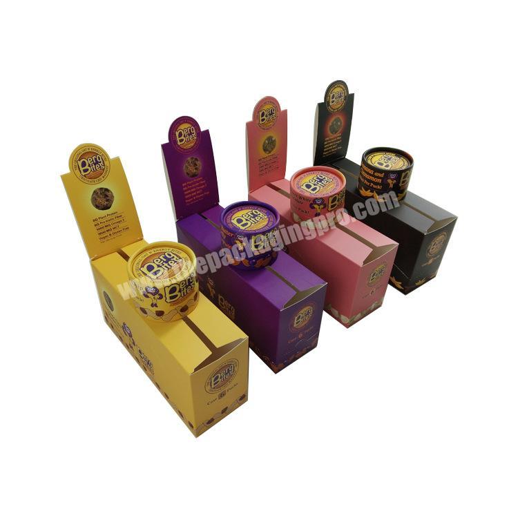 custom paper shelf ready retail packaging counter box chocolate product display box