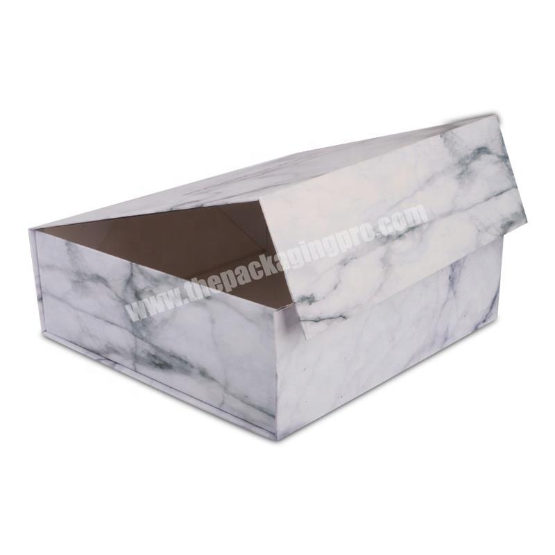 custom print free marble design gift packing cardboard boxes for beltscandlewalletnecklacetea