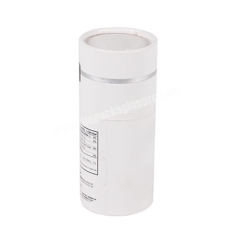 custom printed glossy lamination paper tube boxes packaging cylinder box
