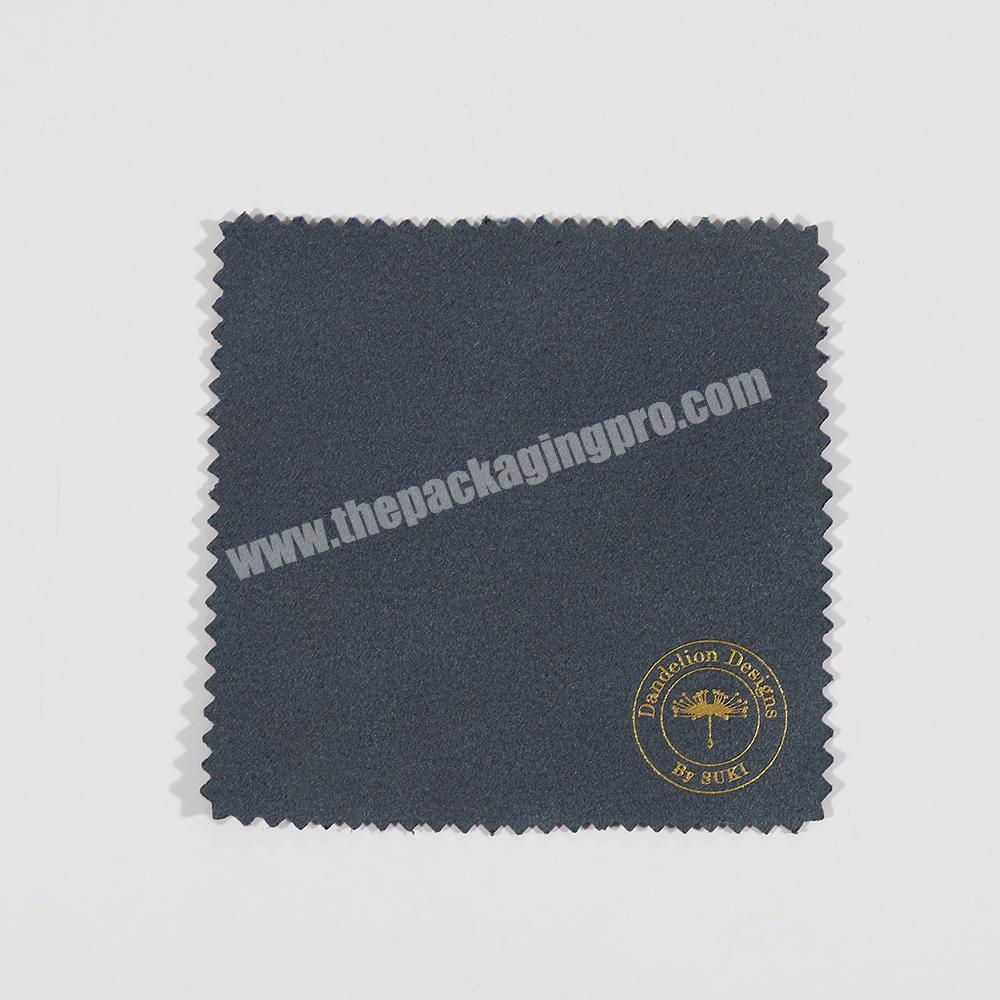 custom printing cleaning cloth jewelry with logo