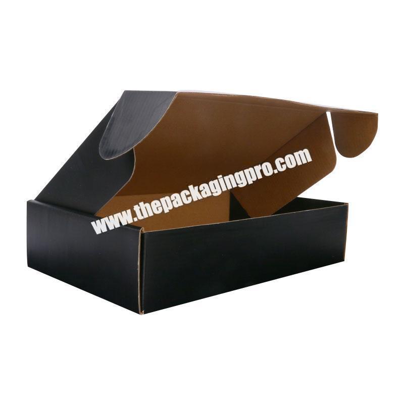 Guangzhou Custom Black Shipping Logistics Packaging Paper Carton Boxes For Logistics Purposes