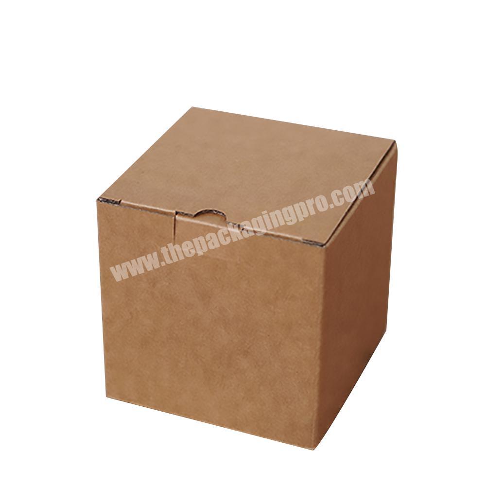 custom square corrugated cup eyelash curler shipping packaging box