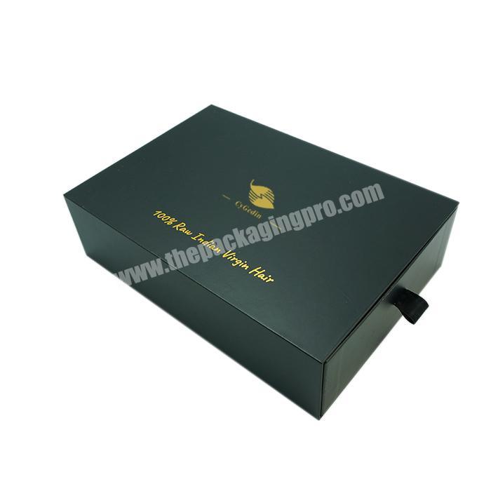 drawer box luxury customize logo hot sale wholesale high quality packaging paper gift box