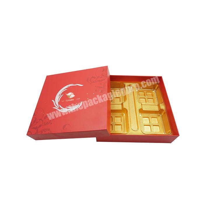 high-end exquisite pastry mooncake  box custom logo color design size packaging paper gift boxes