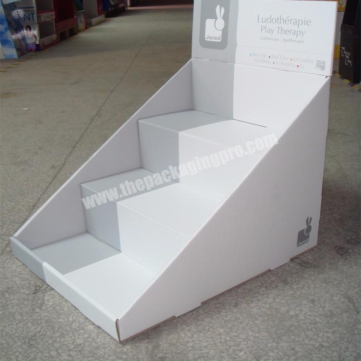 hot sale custom logo new design print paper display box recycle material corrugated packaging box