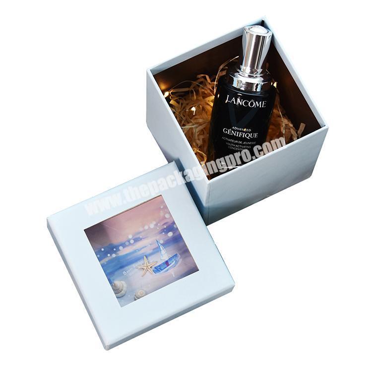 luxury kraft craft gift custom logo printing boxes perfume product packaging