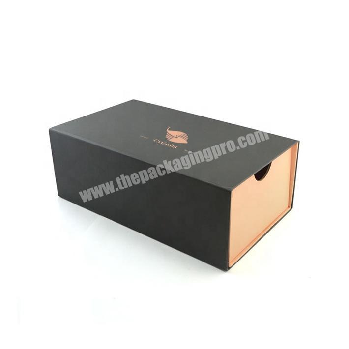 mobile phone custom logo design packaging paper gift box drawer box with insert  cardboard paper