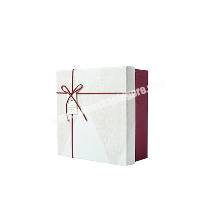luxury beauty black rigid custom logo make up paper packaging perfume bridesmaid gift box with lid