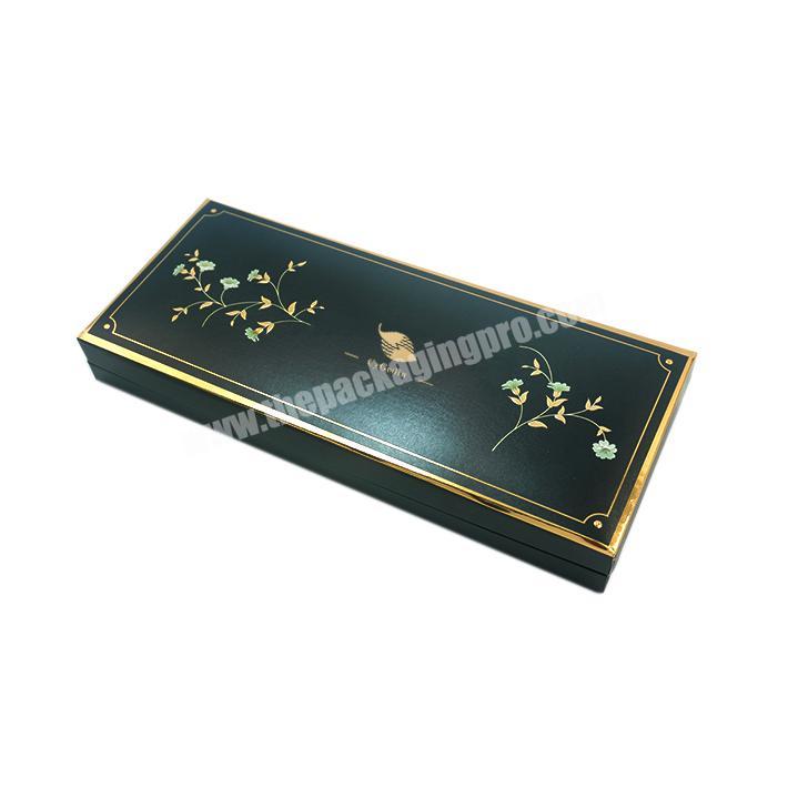 special luxurious cardboard clamshell box custom logo color design size packaging paper gift boxes