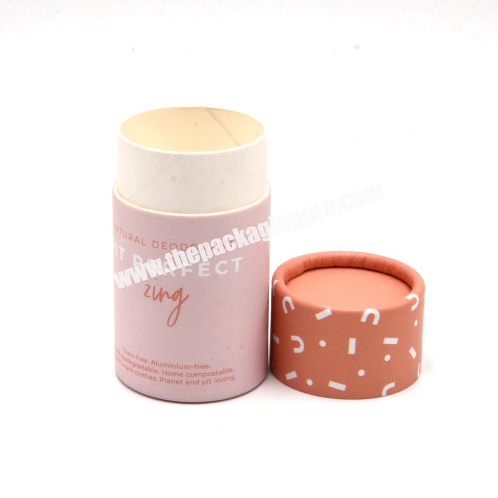 Biodegradable small size 0.3oz empty push up paper tubes for lip balm packing