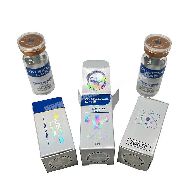 10ml vial packaging DECA SUST TEST P TREN A E EQUI MAST box hologram stamping 10ml vial box