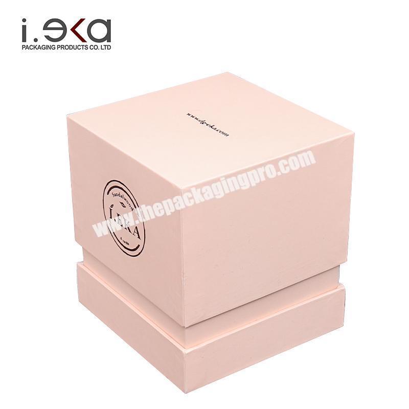 15 Years Factory Free Sample High Quality Custom Logo Printed Pink Gift Box