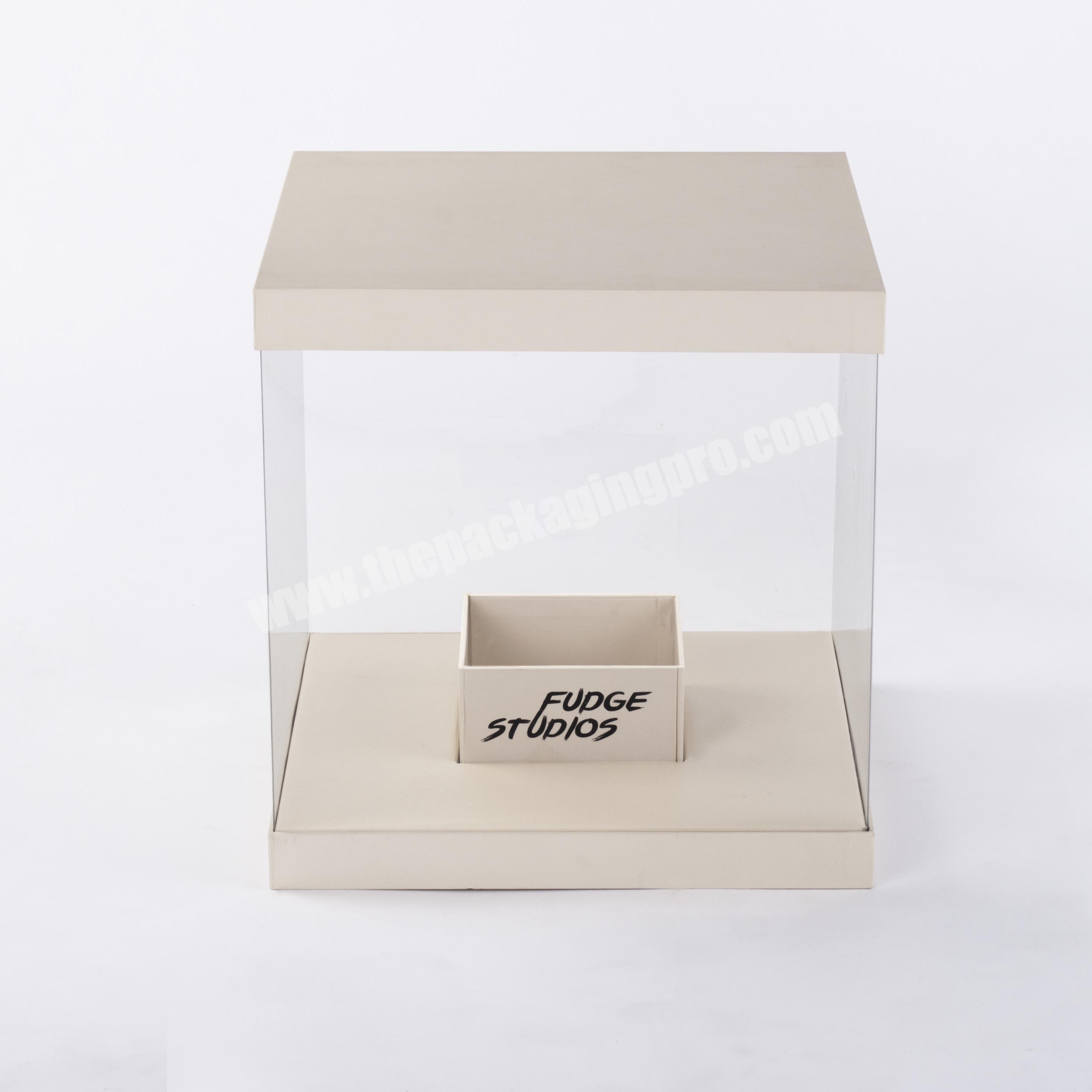15 Years Factory Free Sample Luxury Custom Logo Transparent Flower Box