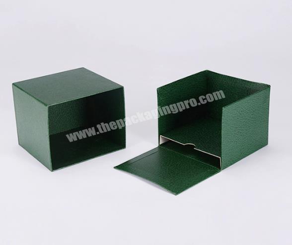 hot sale beautiful green color gift cardboard paper packaging box for wholesale