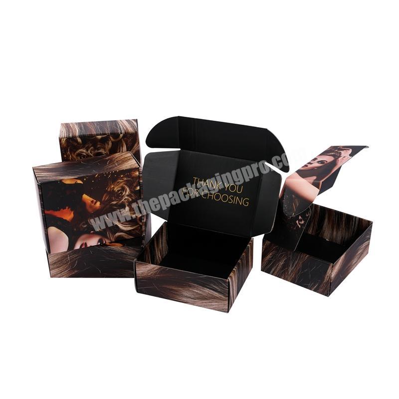 Custom Printed ECO-Friendly Corrugated Zip Corrugated Gift Packaging Mailer Box For Shipping Packaging Boxes
