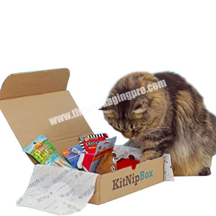 Fashionable 18 Monthly Best Design Cat Dog  Pet Subscription Box Pet Gift Box Pet Food Box