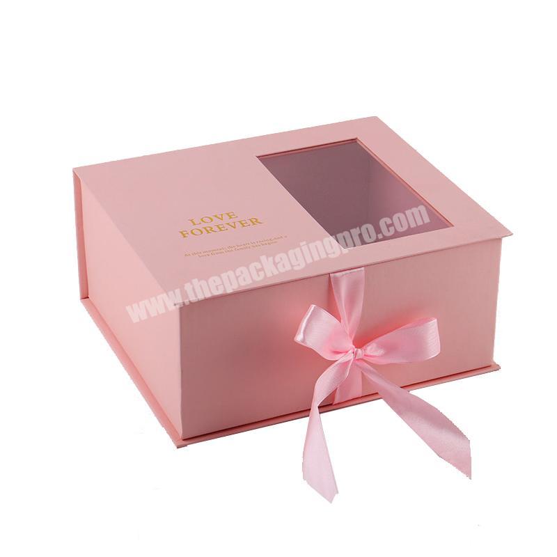New Design cardboard gift box Gift box Luxury with ribbon Wedding Paper Cardboard Box Packaging Custom