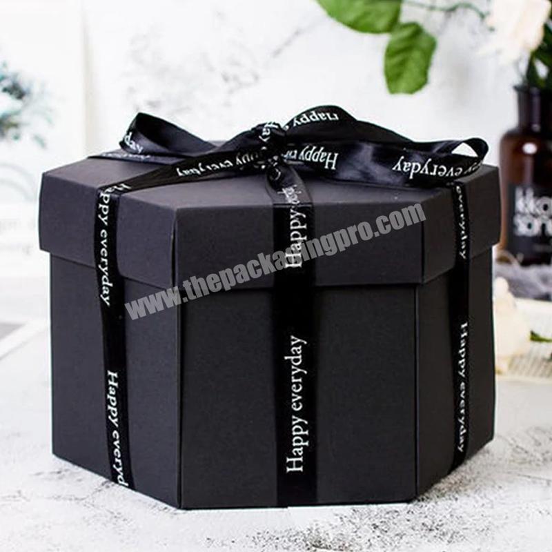 2022 Christmas day surprise gift box packaging printing custom
