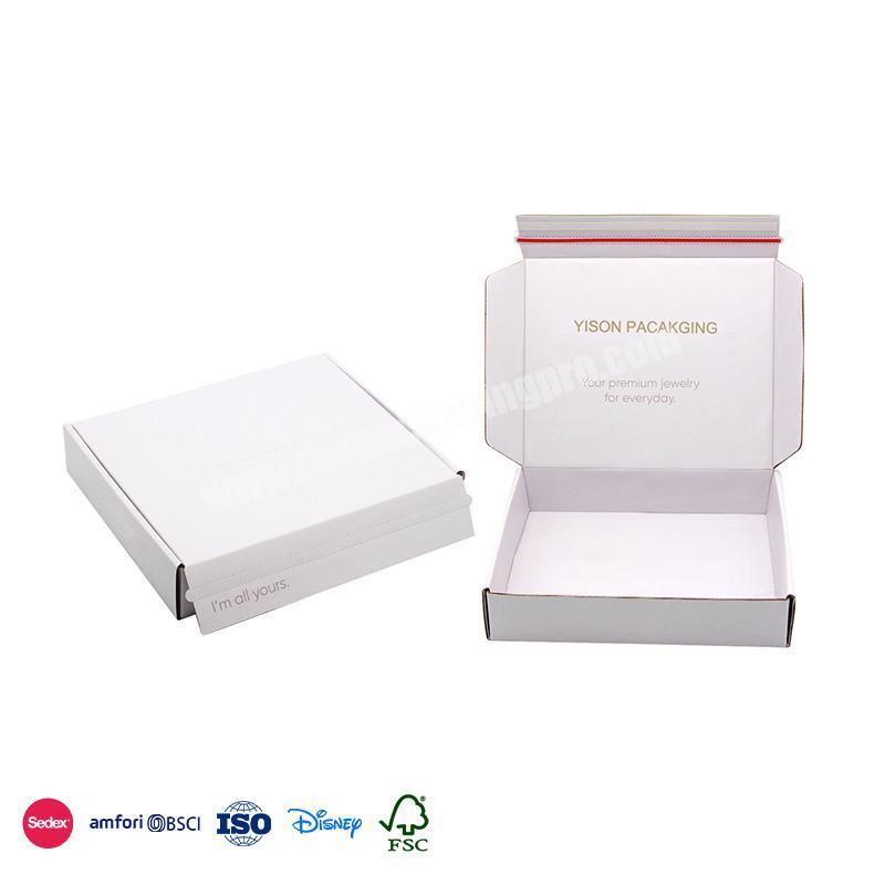 2022 Hot New Products Rich color inner lettering logo with secure seal gift packing box for underwear