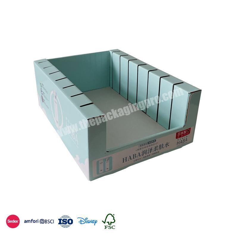 2022 Hot New Products Thickened solid base rectangular open design storage display box cosmetic organizer