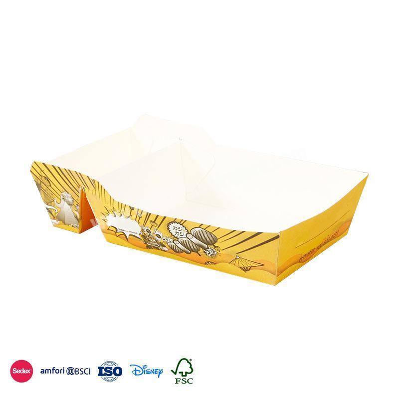 2022 New Products Irregular shape multi-style creative design take out container food box disposable