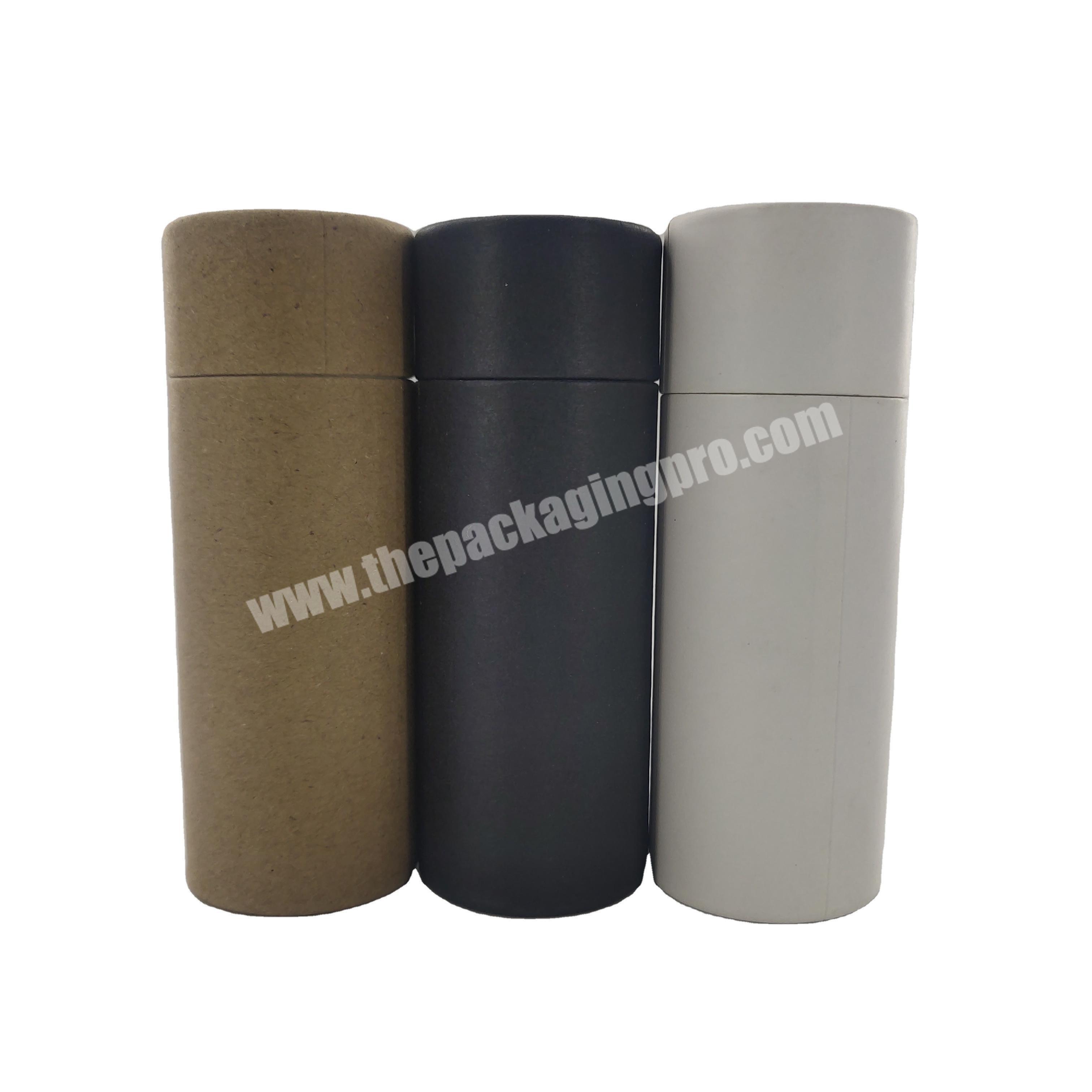 2oz Biodegradable Paperboard Tube Push up Cosmetic Deodorant Container