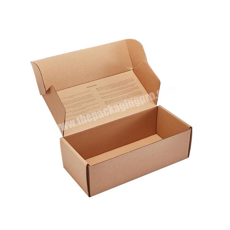 4 x 4 x 2 black packaging corrugated mailer paper box with dividers cardboard mailing boxes